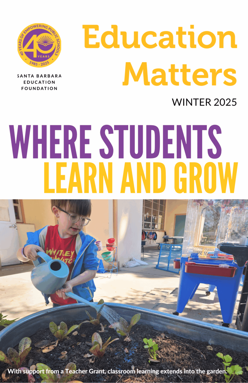 SBEF Winter 2025 Cover Education Matters