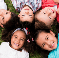 SBEF Fiscally Sponsored Kind Mind Program photograph of young students smiling
